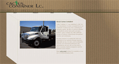 Desktop Screenshot of cactuscontainer.net